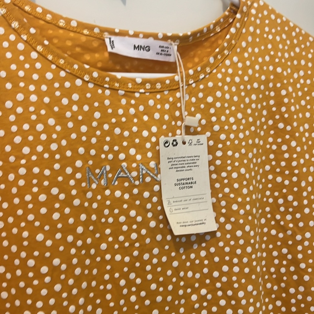 💜Mango embroided  logo top large - Picture 2 of 4